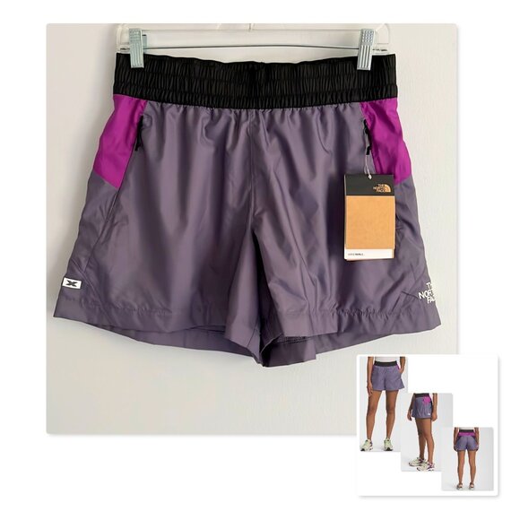 The North Face Pants - The North Face Women's Athletic Shorts - Purple and Pink
